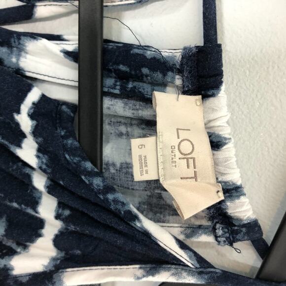 LOFT Tie Dye Suspended Neck Halter Romper Playsuit 6 - Picture 3 of 10